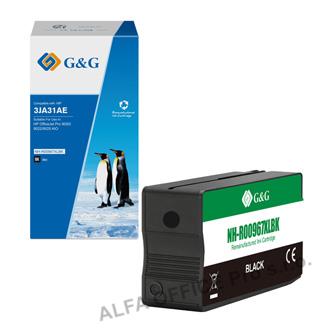  G&G kompatibilní ink s 3JA31AE, black, 3000str., NH-R00967XLBK, pro HP Officejet 