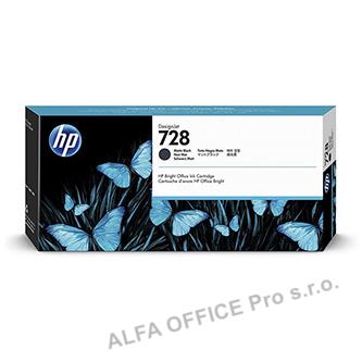  HP originální ink 3WX25A, HP 728, matte black, 130ml, HP DesignJet T830 