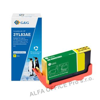  G&G kompatibilní ink s 3YL83AE, yellow, 825str., NH-R00912XLY, pro HP Officejet 
