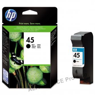 HP originální ink 51645AE, HP 45, black, 930str., 42ml, HP DeskJet 850, 970Cxi, 1100, 1200