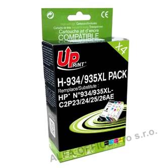 UPrint kompatibilní ink s C2P23AE, CP24AE, CP25AE, CP26AE, HP 934XL, HP 935XL, black, cyan