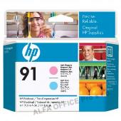 HP originální tisková hlava C9462A, HP 91, light cyan/light magenta, HP DesignJet Z6100