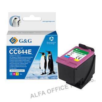  G&G kompatibilní ink s CC644EE, black, NH-RC644C/M/Y, pro HP Deskjet D1660, Desk 