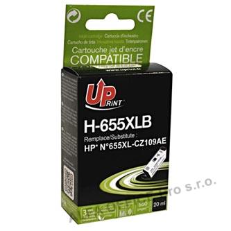 UPrint kompatibilní ink s CZ109AE, HP 655, black, 550str., 20ml, H-655XLB, pro HP Deskjet 