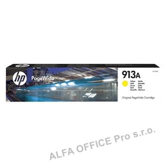 HP originální ink F6T79AE, HP 913A, yellow, 3000str., 37.5ml, HP PageWide 325, 377, Pro 45