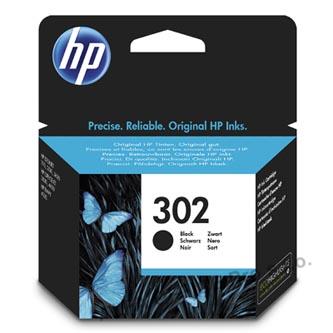 HP ink F6U66AE, HP 302, black, blistr, 190str., 3.5ml, HP OJ 3830,3834,4650, DJ 2130,3630,