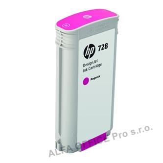 HP originální ink F9J66A, HP 728, magenta, 130ml, HP DesignJet T730, DesignJet T830, Desig