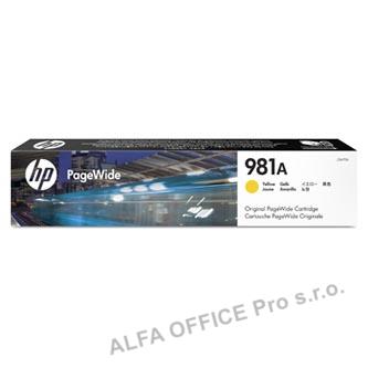 HP originální ink J3M70A, HP 981A, yellow, 6000str., 70ml, HP PageWide Enterprise Color 55