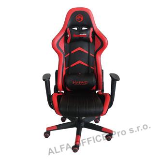 Herní křeslo Marvo CH-106, červené