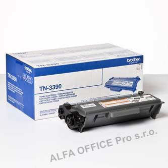Brother originální toner TN3390, black, 12000str., Brother HL-6180, DCP-8250