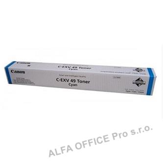Canon originální toner CEXV49, cyan, 19000str., 8525b002, Canon iR ADV C3320,3325,3330