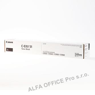 Canon originální toner C-EXV51 BK, 0481C002, black, 69000str.