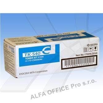  Kyocera originální toner TK540C, cyan, 4000str., 0T2HLCEU, Kyocera FS-C 5100DN 