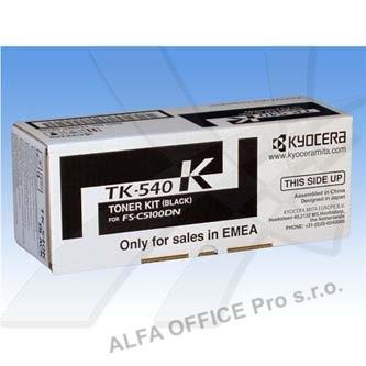 Kyocera originální toner TK540K, black, 5000str., 1T02HL0EU0, Kyocera FS-C 5100D