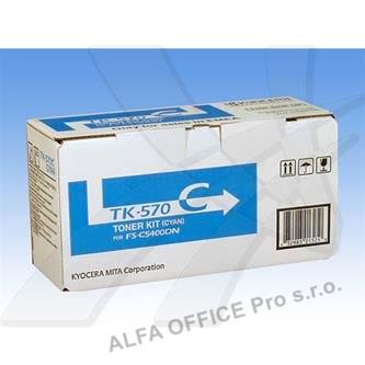 Kyocera originální toner TK570C, cyan, 12000str., 1T02HGCEU0, Kyocera FS-C 5400D