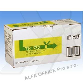 Kyocera originální toner TK570Y, yellow, 12000str., 1T02HGAEU0, Kyocera FS-C 540