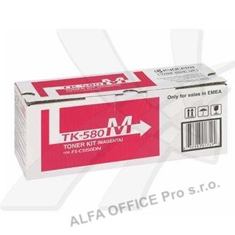 Kyocera originální toner TK580M, magenta, 2800str., 1T02KTBNL0, Kyocera FS- C5150DN
