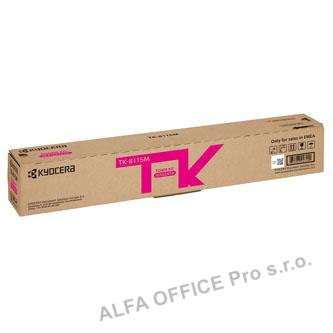Kyocera originální toner 1T02P3BNL0, magenta, 6000str., TK-8115M, Kyocera ECOSYS M8124cidn