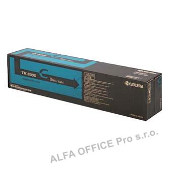 Kyocera originální toner TK8305C, cyan, 15000str., 1T02LKCNL0, Kyocera 3050Ci,3550Ci,3051c