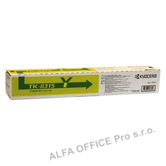 Kyocera originální toner TK8315Y, yellow, 6000str., 1T02MVANL0, Kyocera TASKalfa