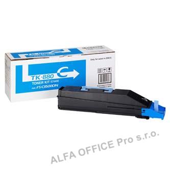 Kyocera originální toner TK880C, cyan, 18000str., 1T02KACNL0, Kyocera FS C8500DN