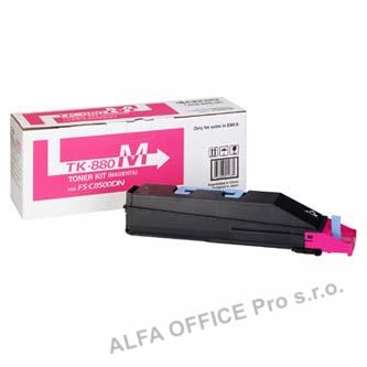 Kyocera originální toner TK880M, magenta, 18000str., 1T02KABNL0, Kyocera FS C850