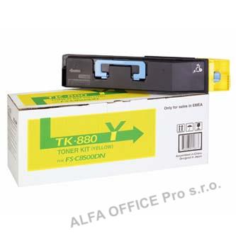 Kyocera originální toner TK880Y, yellow, 18000str., 1T02KAANL0, Kyocera FS C8500