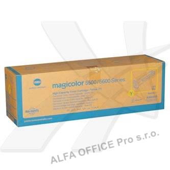 Konica Minolta originální toner A06V253, yellow, 12000str., Konica Minolta Magicolor 5550,