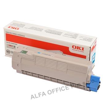 OKI originální toner 46507507, cyan, 6000str., OKI C612