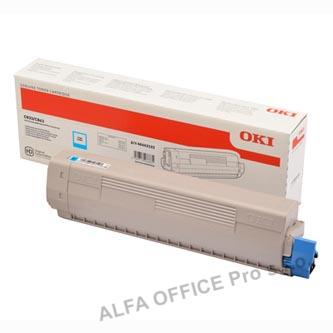 OKI originální toner 46443103, cyan, 10000str., high capacity, OKI C833, C843