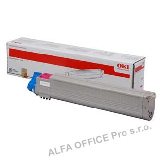 OKI originální toner 43837130, magenta, 22000str., OKI C9655