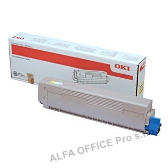 OKI originální toner 45862837, yellow, 7300str., OKI MC853, MC873