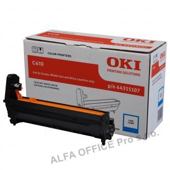 OKI originální válec 44315107, cyan, 20000str., OKI C610