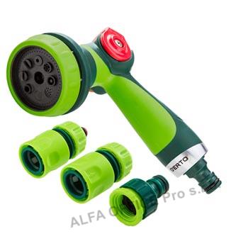  Verto set pistolový postřikovač 15G712, zelený 