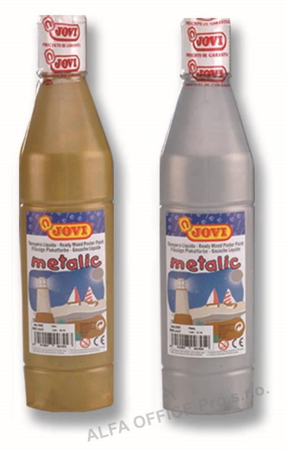 Tekuté temperové barvy JOVI PREMIUM v lahvi - 500 ml / zlatá