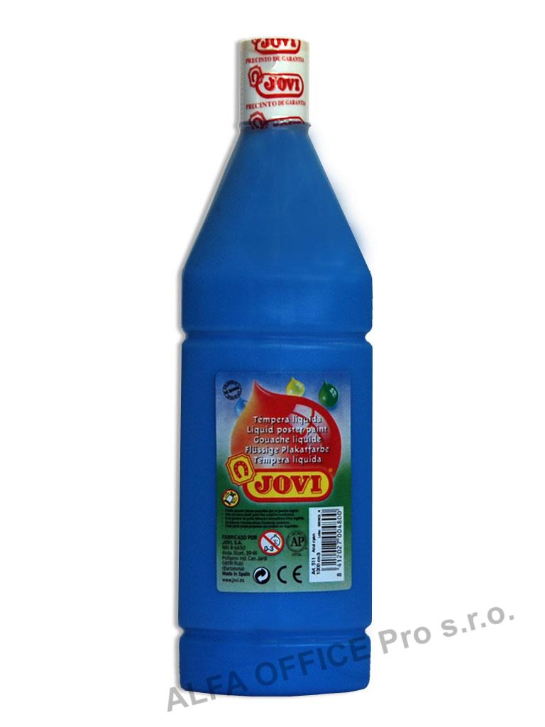 Tekuté temperové barvy JOVI PREMIUM v lahvi - 1000 ml / tmavě modrá