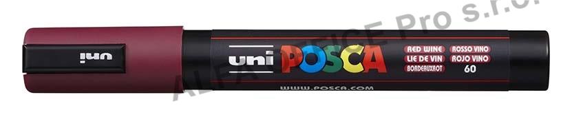 Posca popisovač / 2,5 mm - bordó