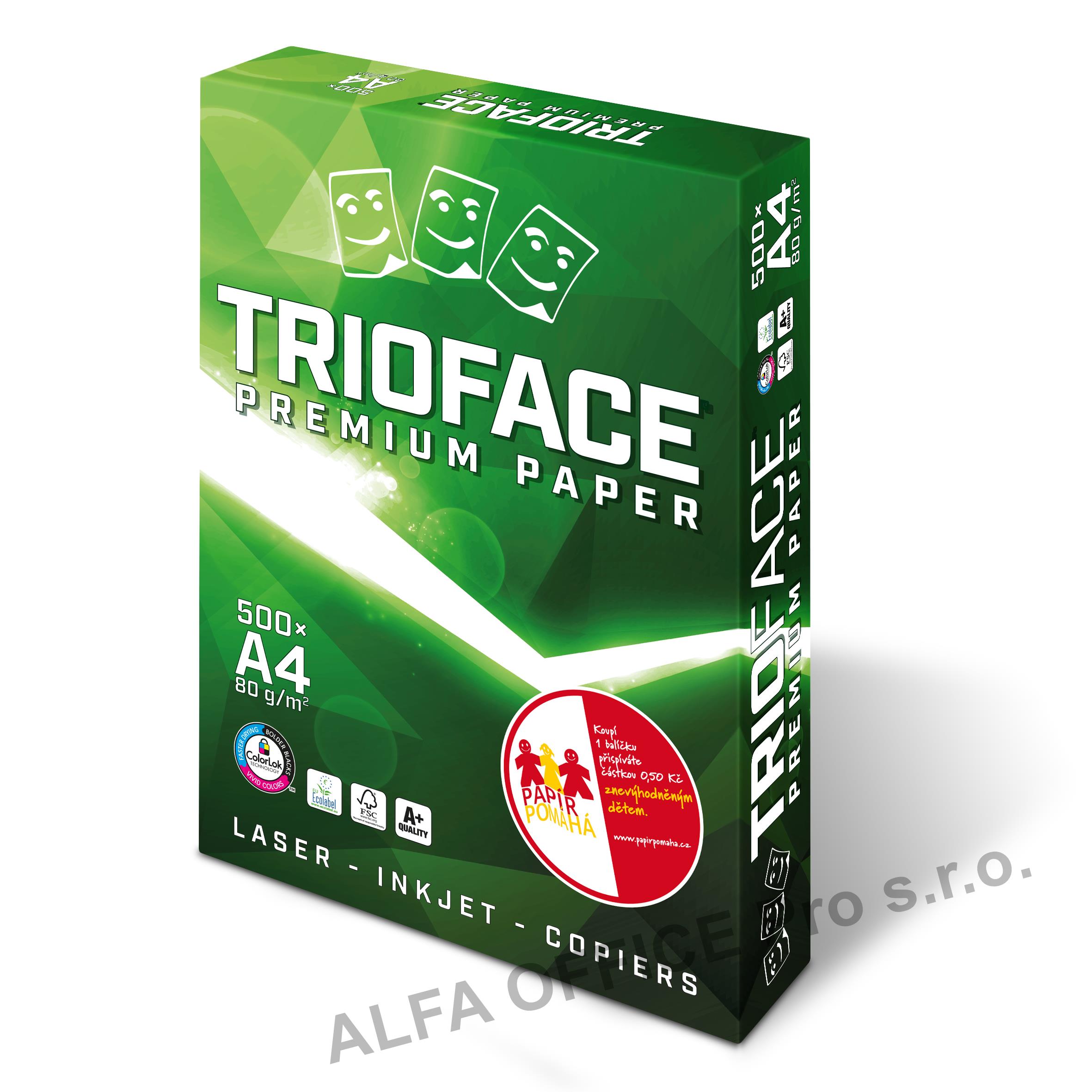 Xerografický papír TRIOFACE PREMIUM A - A4 80 g / 500 listů