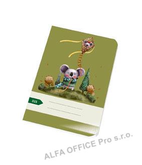 Sešit školní ŠKOLÁČEK 525 / 20 listů / A5 / čtvereček