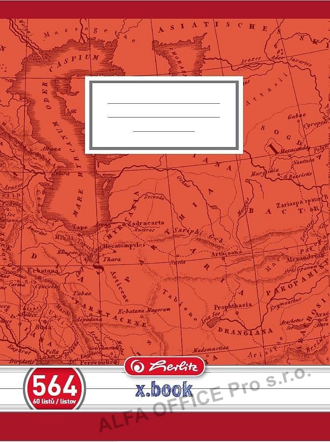 Sešit školní Herlitz Premium 564 - A5 / linka / 60 listů