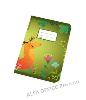 Sešit školní ŠKOLÁČEK 5110 / 10 listů / A5 / čtvereček 10 x 10 mm