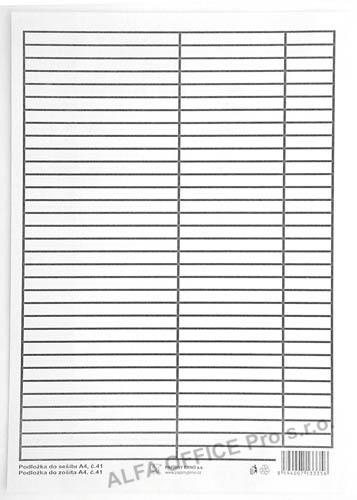 Podložka do sešitů A4 papírová - linka / linka