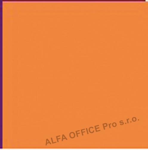 Barevný karton - A4 / 160 g / oranžová