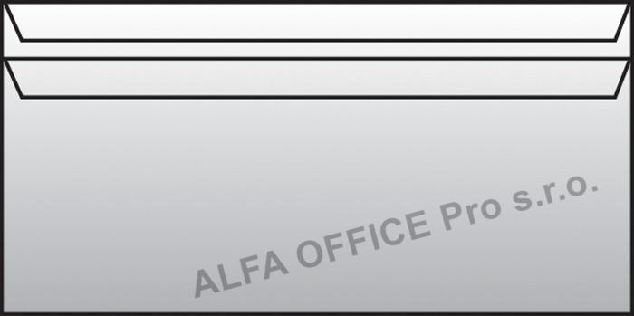 Obálky DL samolepicí - bez okénka / 50 ks