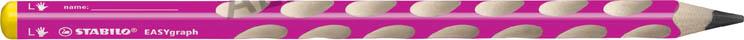 Tužka STABILO® EASYgraph - HB / pro leváky / růžová