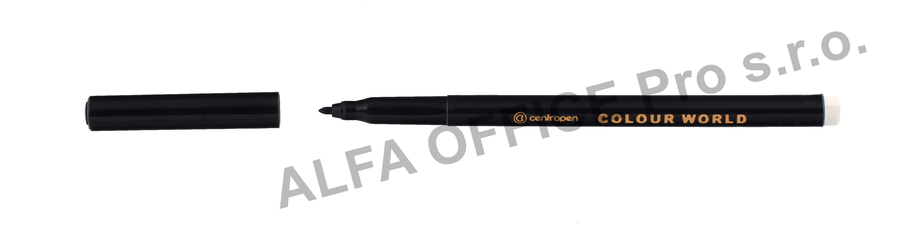 Popisovač Centropen 7550 / černá