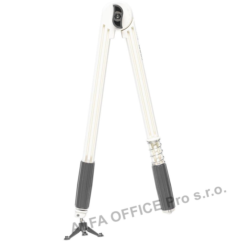 Magnetické kružítko na tabuli WISSNER  - s přísavkou / bílá