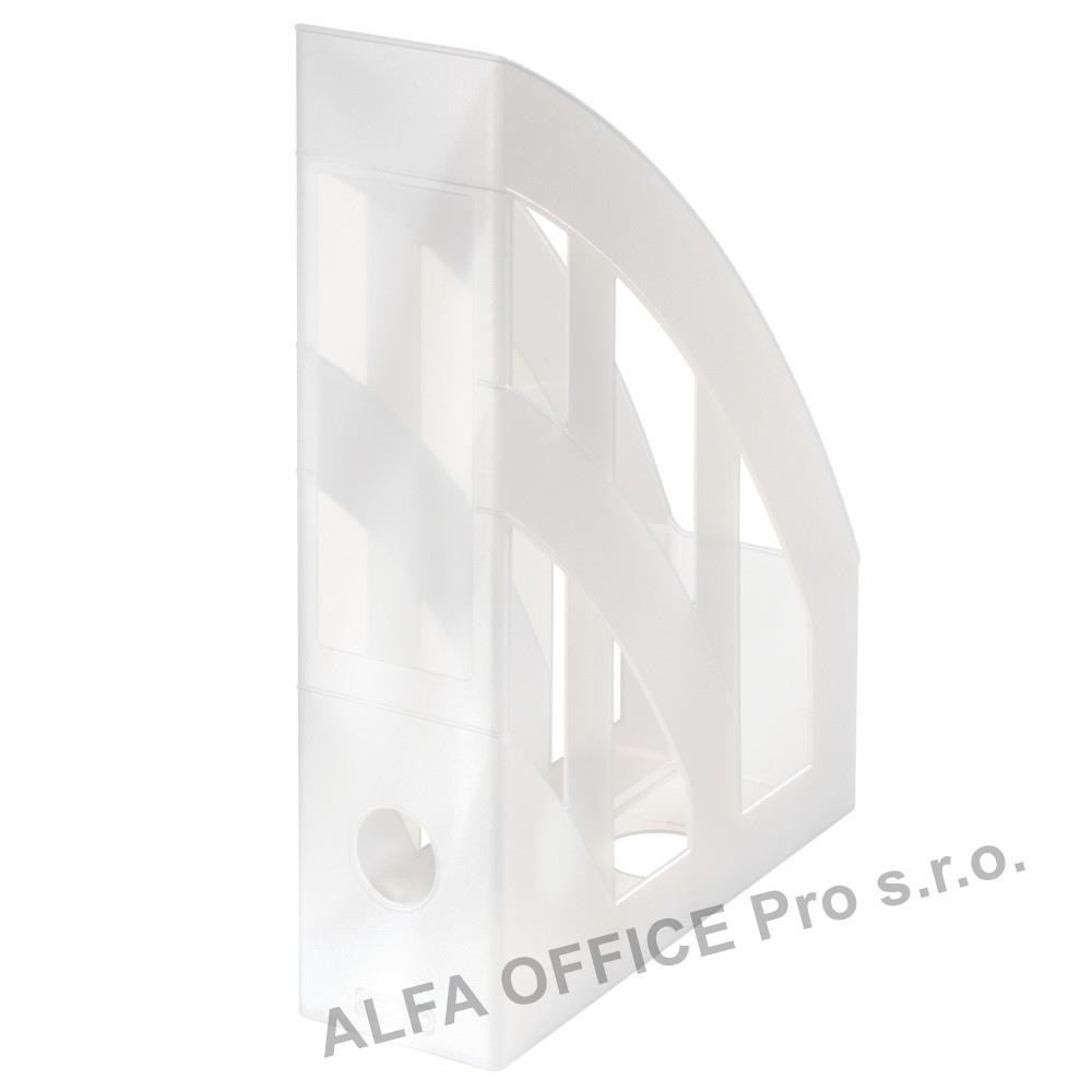 Stojan na spisy Herlitz - bílá / transparentní