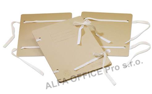 Spisové desky Emba s tkanicí /  315 x 230 mm /  bez hřbetu