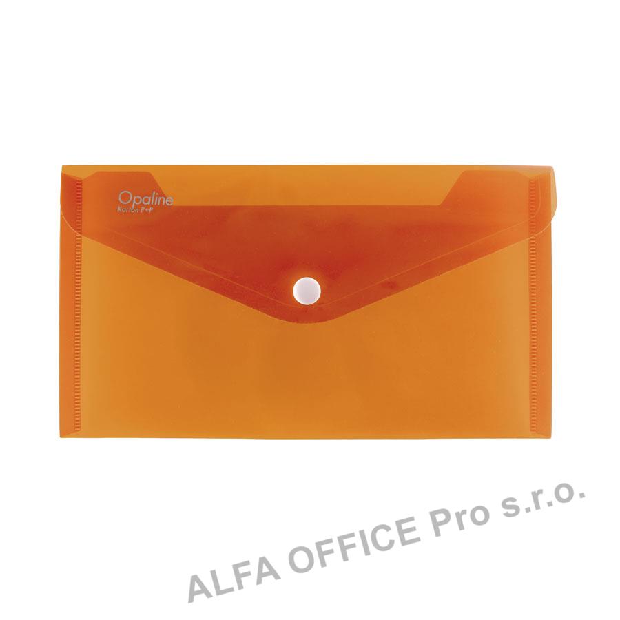 Spisové desky s drukem - DL / oranžová